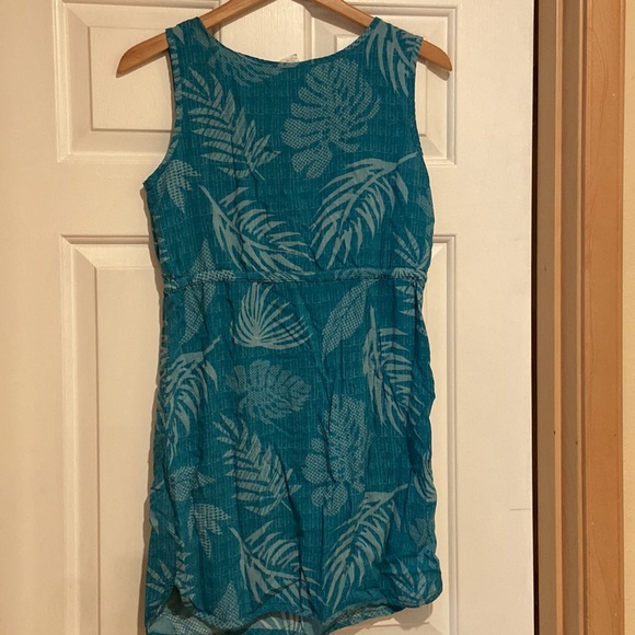 Palmwave Hawaiian green palm dress. 🌴 - Picture 3 of 3